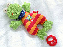 М’яка іграшка sigikid — Жаба з м’якого плюшу, 27 см, фото 5