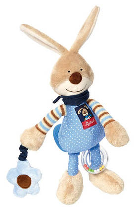 М’яка іграшка sigikid — Зайчик м’який плюшевий друг, 27 см, фото 1