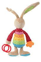 М’яка іграшка sigikid — Кролик із брязкальцем, 26 см, фото 3