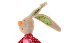 М’яка іграшка sigikid — Кролик із брязкальцем, 26 см, фото 4