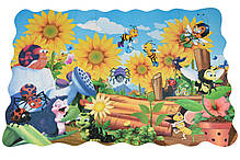 Пазл-розмальовка Same Toy Жуки на задньому дворі 50ел., фото 4