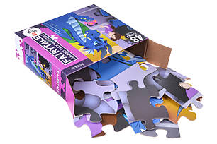 Пазл Same Toy Казка — 48 елементів, яскравий дитячий картонний набір, фото 2