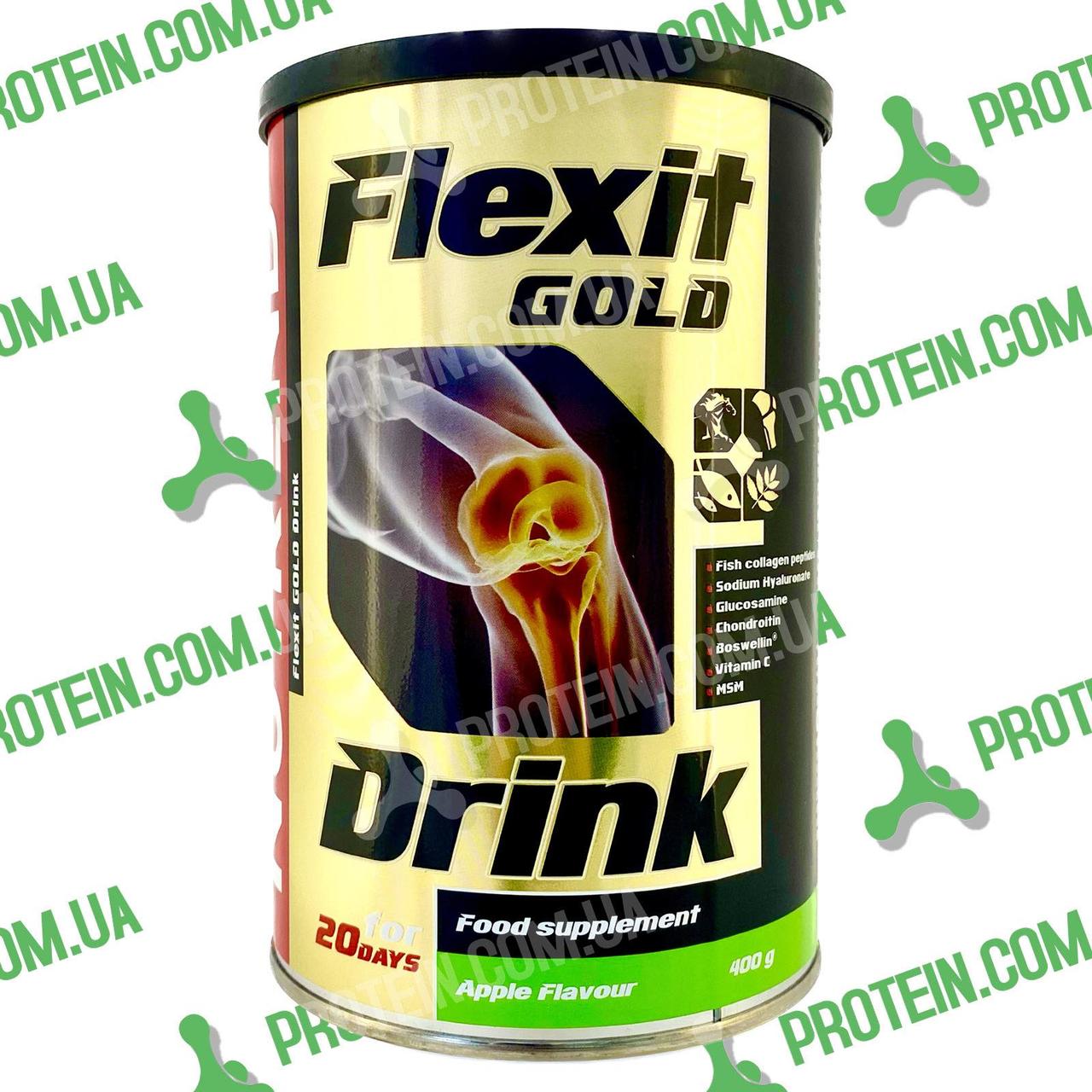 Хондропротектор з Колагеном Nutrend Flexit Drink Gold 400 г Apple Яблуко