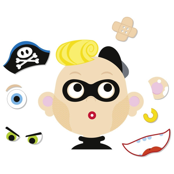 Розвивальна гра goki — Кумедні гримаси (Хлопчик)