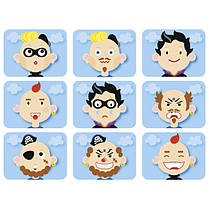 Розвивальна гра goki — Кумедні гримаси (Хлопчик), фото 4