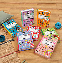 Магнітна книга Janod Смішні обличчя — дівчинка, 55 елементів, фото 4