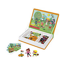 Магнітна книга Janod 4 сезони — 115 елементів, фото 3