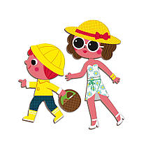 Магнітна книга Janod 4 сезони — 115 елементів, фото 5