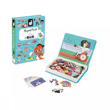 Магнітна книга Janod Спорт — 36 елементів, фото 1