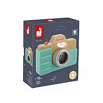 Фотоапарат Janod — зі звуком і спалахом, дерев’яний, для дітей, фото 3