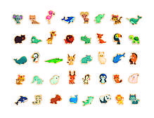 Магнітний набір Janod Карта світу з тваринами, фото 4