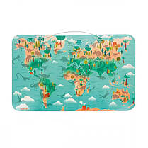 Магнітна карта світу Janod Планісфера динозаврів — англійська мова, 50 магнітів, фото 5