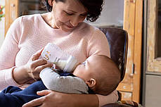 Бутилочка Philips Avent Natural — 260 мл, “Природний Потік”, Жираф, силіконова соска, фото 2