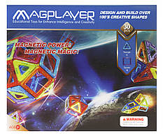 Конструктор Magplayer магнітний набір 30 ел.