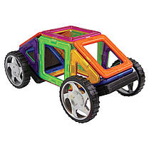 Конструктор Magplayer — магнітний набір у боксі, 88 елементів, великий комплект, MPT-88, фото 4