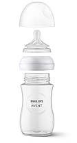 Соска Philips Avent силіконова Natural Природний Потік, 6м+., 2 шт, для густої їжі, фото 4