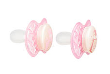 Пустушка Nuvita 7067 Air55 Explorer симетрична 0m+, світиться у темряві (ведмідь, пінгвін) 2шт, фото 2