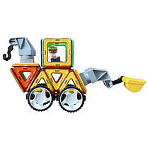 Конструктор Magplayer — магнітний набір у боксі, 64 елементи, розвивальний комплект, MPT-64, фото 5