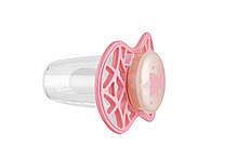 Пустушка Nuvita 7085 Air55 Cool симетрична 6m+ "бант" світиться у темряві рожевого кольору, фото 4