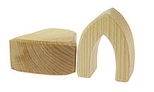 Конструктор nic — дерев’яний набір «Маленький натуральний 17 ел.», розвивальний для дітей, фото 4