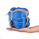 Спальний мішок ковдра ультралегкий Lixada LW180 +15 °C +9 °C Ragular 190 х 75 см Blue, фото 3