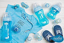 Пустушка Nuvita 7065 Air55 Cool симетрична 0m+ "зірка" світиться у темряві аквамаринова, фото 4