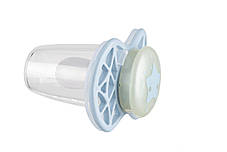 Пустушка Nuvita 7065 Air55 Cool симетрична 0m+ "зірка" світиться у темряві аквамаринова, фото 2