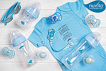 Пустушка Nuvita 7065 Air55 Cool симетрична 0m+ "зірка" світиться у темряві аквамаринова, фото 5
