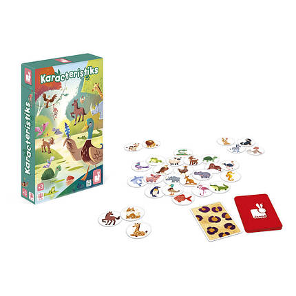 Настільна гра Janod — Характеристики тварин, фото 1