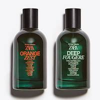 Мужской набор ароматов Zara Orange Zest + Deep Fougère 100 Ml / 3.38 Oz