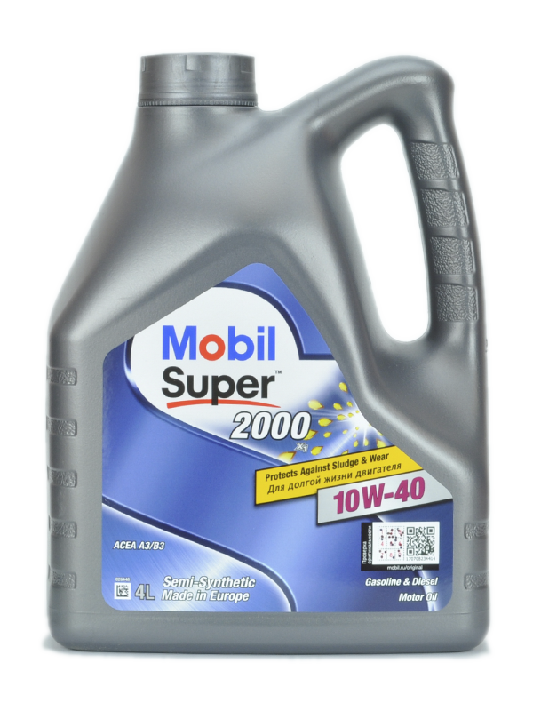 Олива моторна Super 2000 X1 10W-40 4 л (152568) Mobil