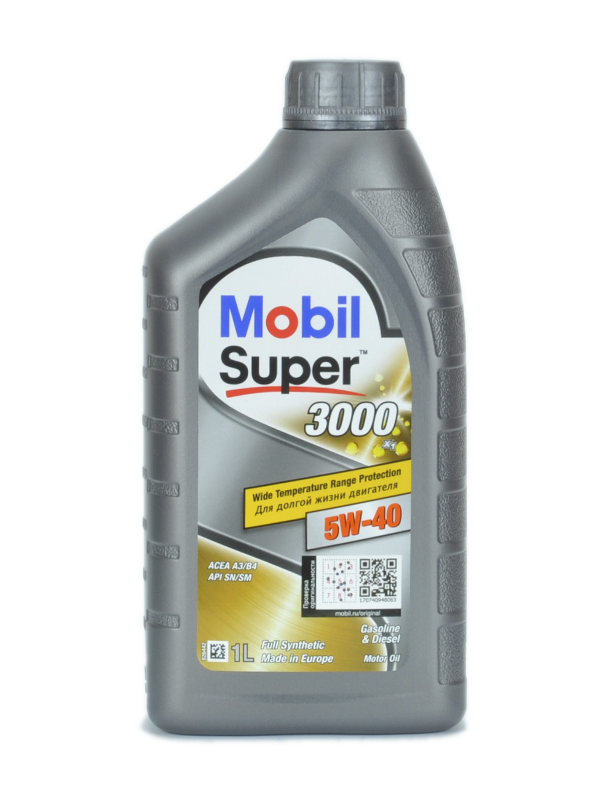 Олива моторна Super 3000 X1 5W-40-1 л (152567) Mobil