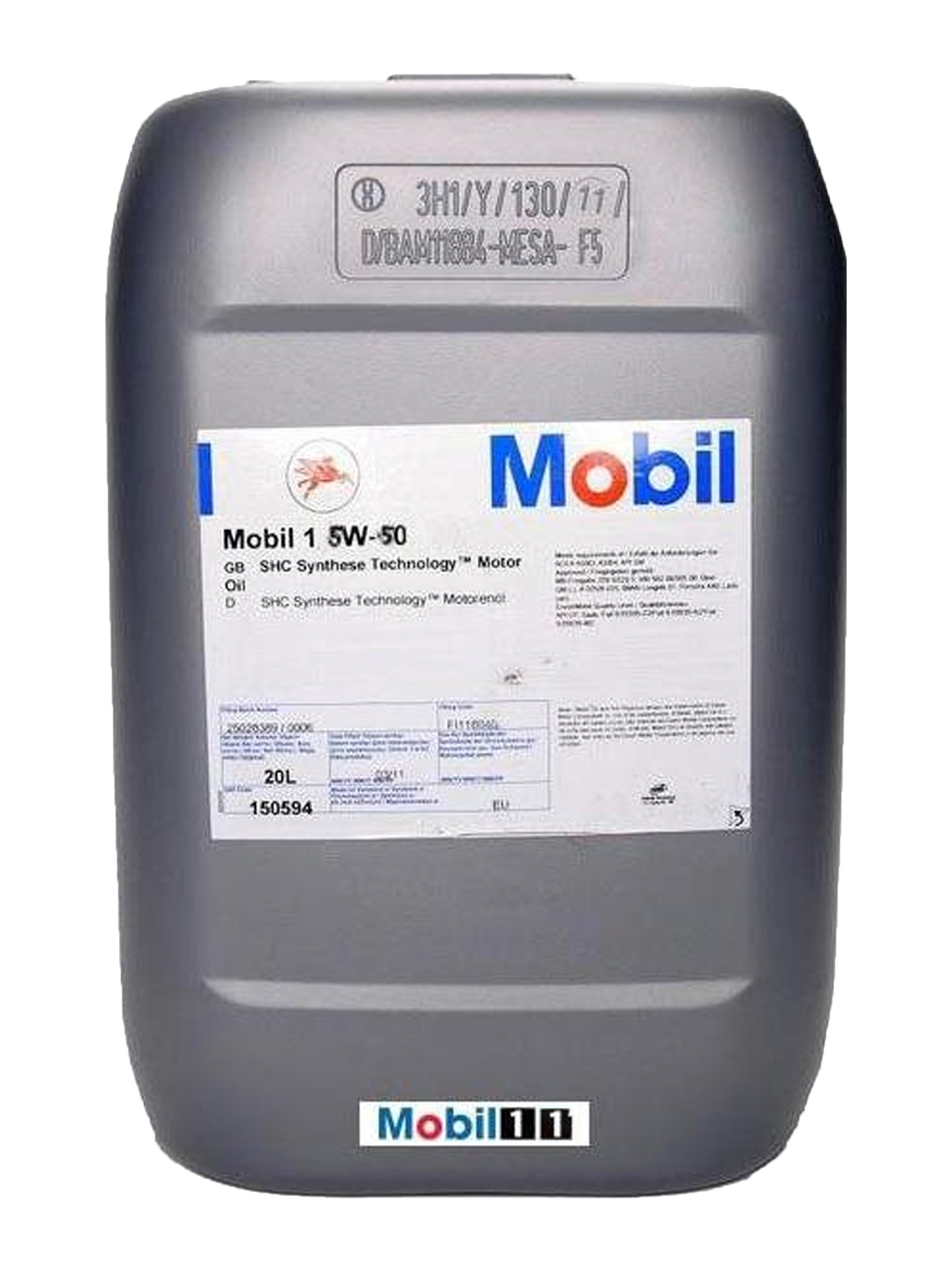 Олива моторна Peak Life 5W-50 20 л (153645) Mobil