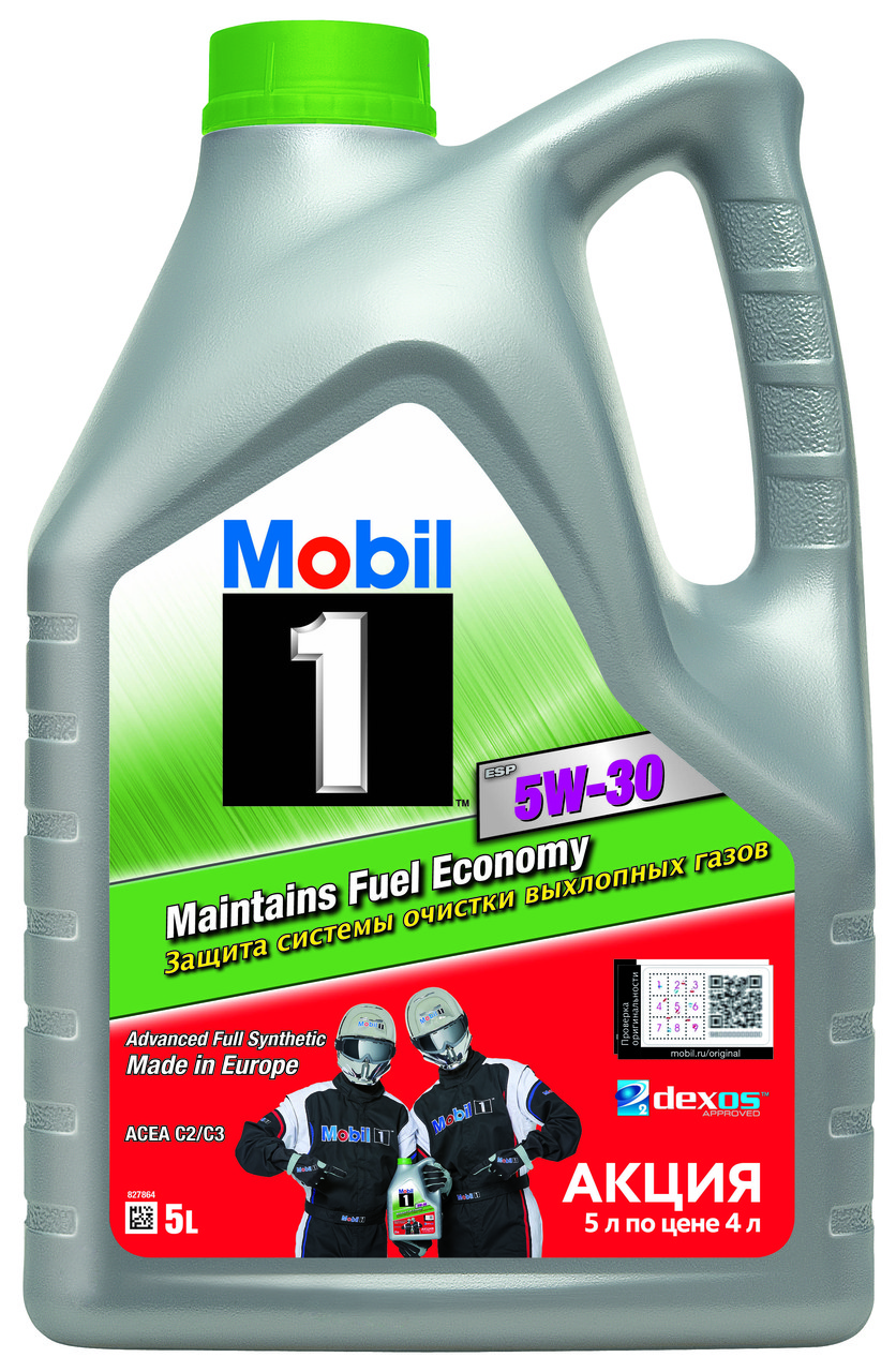 Олива моторна M-1 ESP 5W-30 5 л (155145) Mobil