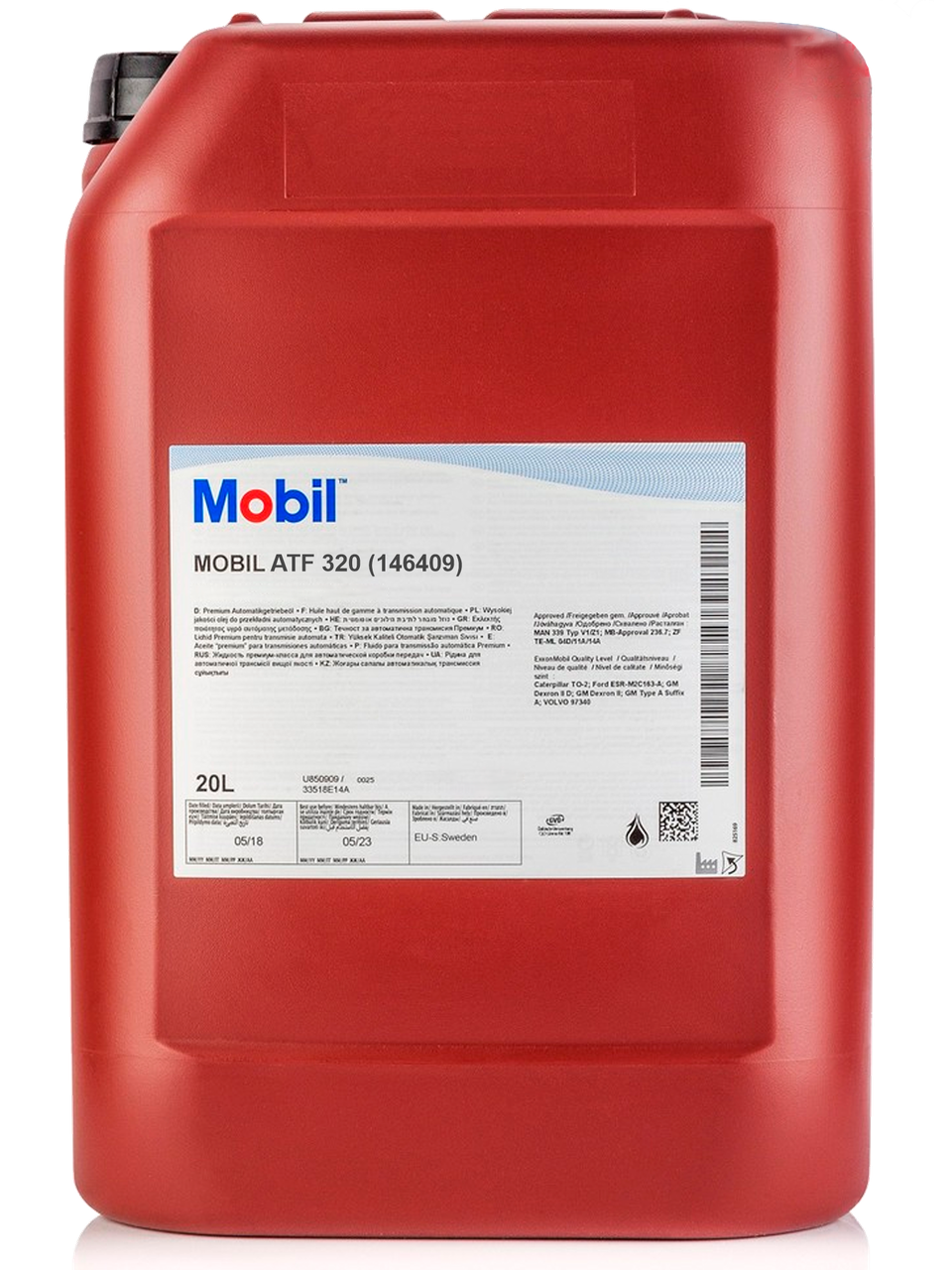 Олива трансмісійна ATF 320 20 л (146409) Mobil