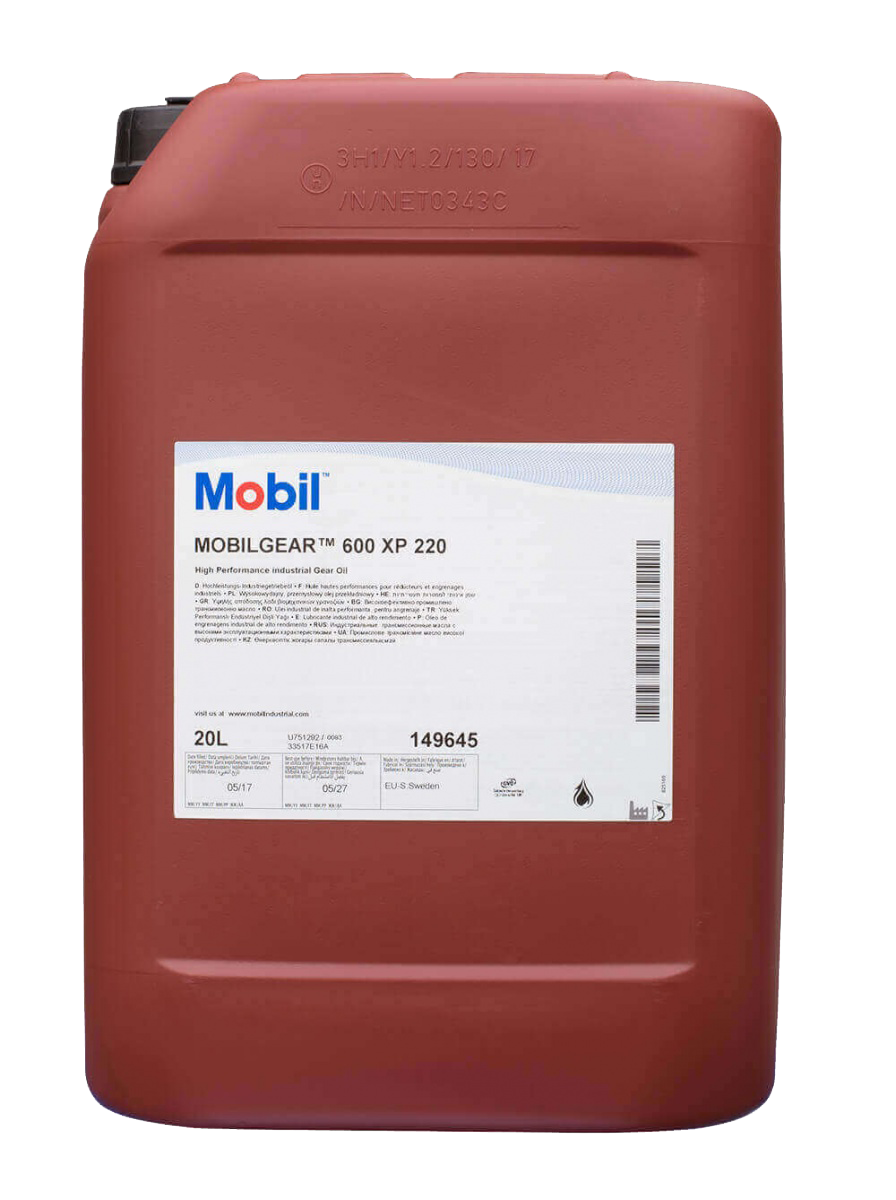 Олива редукторна Gear 600 XP 220 20 л (149645) Mobil