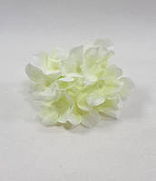 Белая гортензия 10см головка,искусственный цветок