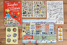 Набір перевідних наклейок Scribble Down “Лондон”, формат А4, з онлайн-додатком, фото 2
