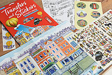 Набір перевідних наклейок Scribble Down “Лондон”, формат А4, з онлайн-додатком, фото 3