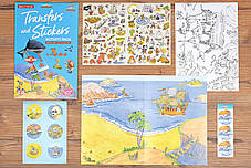 Набір перевідних наклейок Scribble Down з онлайн додатком Острів піратських скарбів, А4, фото 2