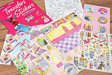 Набір перевідних наклейок Scribble Down з онлайн додатком Казка про принцесу, А4, фото 3