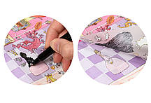 Набір перевідних наклейок Scribble Down з онлайн додатком Казка про принцесу, А4, фото 4