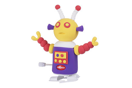 Маса для ліплення Paulinda Super Dough Robot механічний, крокує, фіолетовий, фото 3