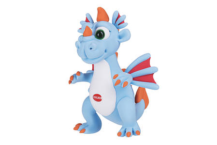 Маса для ліплення Paulinda Super Dough Cool Dragon Дракон блакитний, фото 3