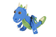 Маса для ліплення Paulinda Super Dough Cool Dragon Дракон синій, фото 5