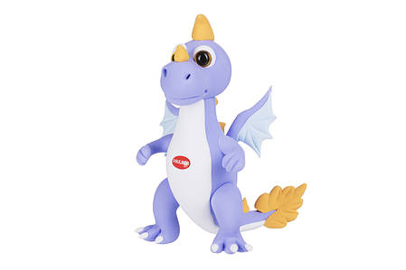 Маса для ліплення Paulinda Super Dough Cool Dragon Дракон фіолетовий, фото 3