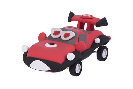 Маса для ліплення Paulinda Super Dough Racing time Машинка інерційний механізм, червоний, фото 3