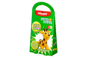 Маса для ліплення Paulinda Super Dough Fun4one Жираф рухливі очі, фото 1