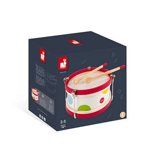 Музичний інструмент Janod Барабан — дитячий, з паличками, фото 2