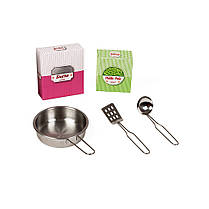 Ігровий набір Janod J06567 — дитяча кухня з аксесуарами, дерев’яна, фото 3